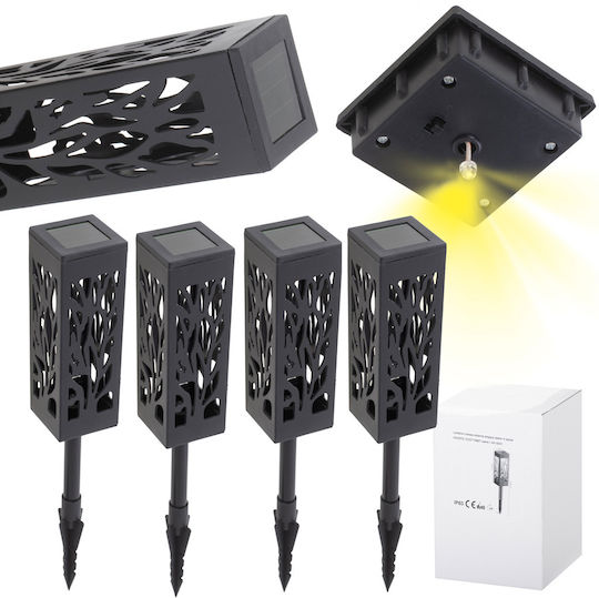 Alista Home Set 4 Lămpi Solare Felinare cu Fotocelulă IP44