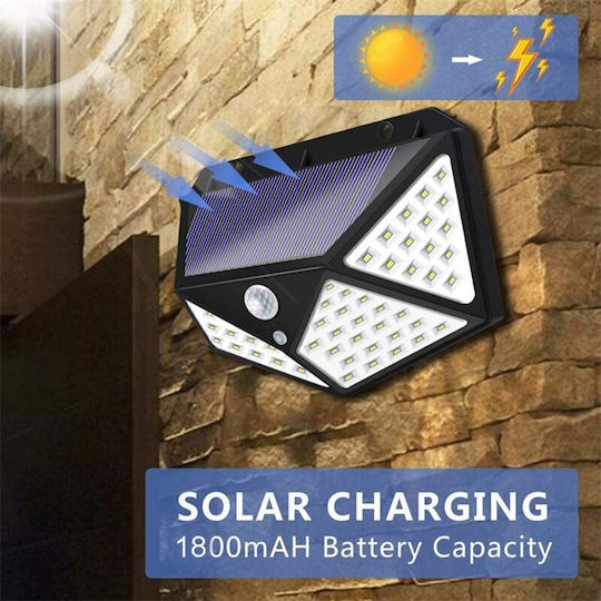 Alista Home Montat pe perete Lampă Solară cu Senzor de Mișcare și Fotocelulă 13.5bucx9.6bucx5buccm