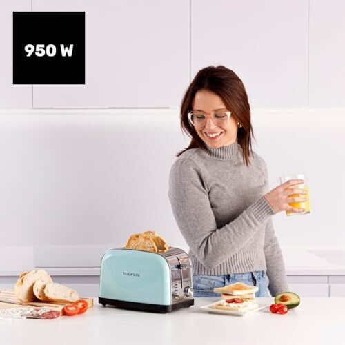 Taurus Toaster 2 Schlitze 950W Grün