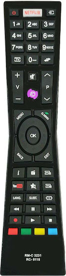 Remote Control Vestel Rm-c3231 Rc5118-net Yt=3010/01