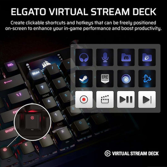 Corsair Vanguard Pro 96 Hall Effect Gaming Keyboard 96% with Corsair MGX switches and RGB lighting (English US)