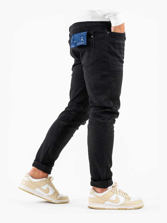 Men's Jeans Pants with Skinny Fit Black