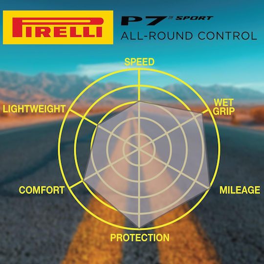 Pirelli P7 Sport Λάστιχο Ποδηλάτου Δρόμου 28" 700 x 28C Διπλωτό