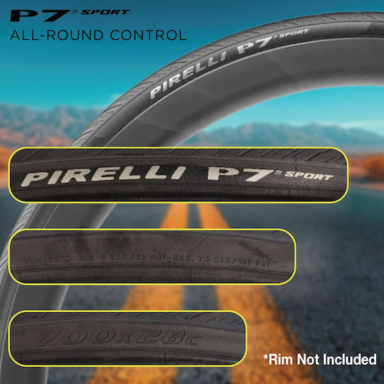 Pirelli P7 Sport Λάστιχο Ποδηλάτου Δρόμου 28" 700 x 28C Διπλωτό