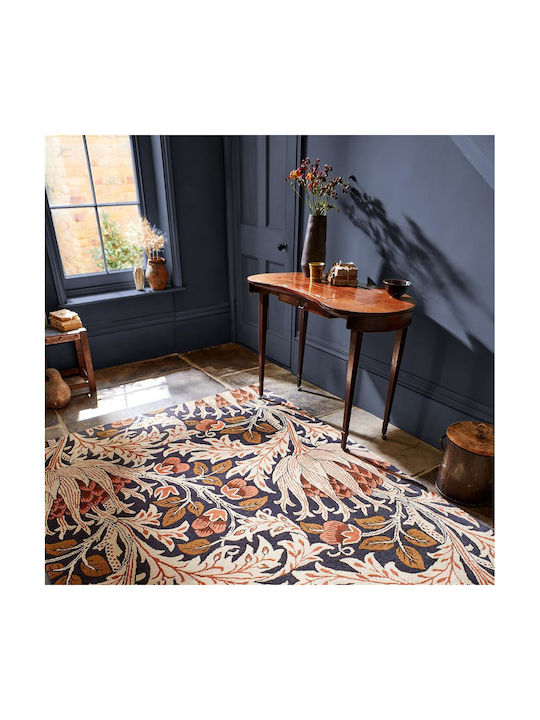 Morris & Co Artichoke Handgefertigt Teppich Rechteckig Synthetisch,Polyester/Cotton/Leather Amber/charcoal