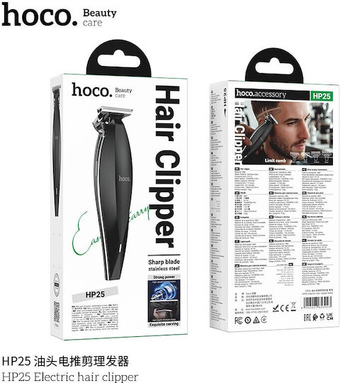 Hoco Rechargeable Hair Clipper Black HP25