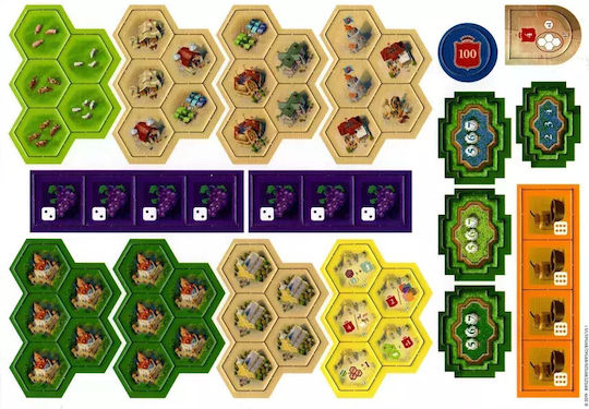 Настолна игра The Castles of Burgundy 20th Anniversary за 1-4 играчи 12+ години 26925 Ravensburger