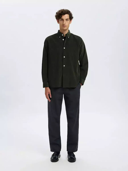 Langärmlig Hemd Olive