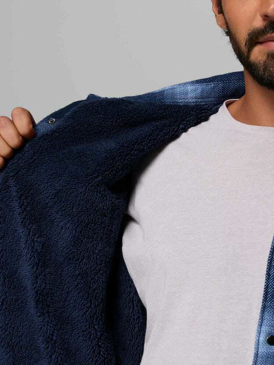 Windward Ii Μακρυμάνικo Overshirt Navy Μπλε