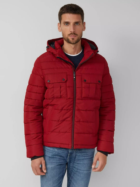 3 in 1 Winter Jacket Puffer Dark Red