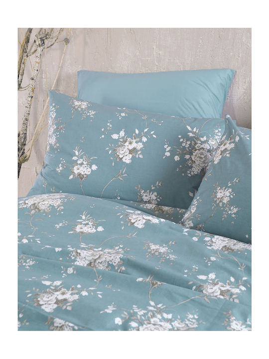 Rythmos Duvet Set Single 160x240cm Linie Blue 2pcs 380 GSMGsm