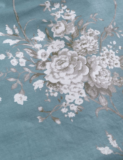 Rythmos Duvet Set Single 160x240cm Linie Blue 2pcs 380 GSMGsm