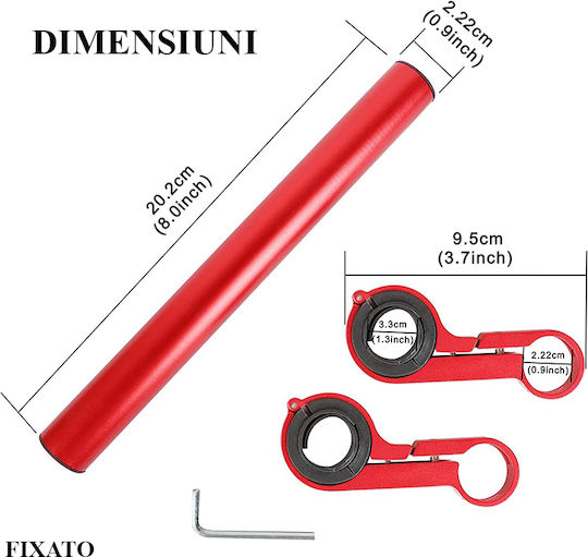 FIXATO Accesoriu pentru Scutere electrice în Culoarea Roșu
