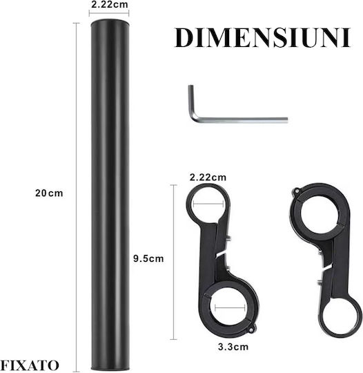 FIXATO Accesoriu pentru Scutere electrice în Culoarea Negru