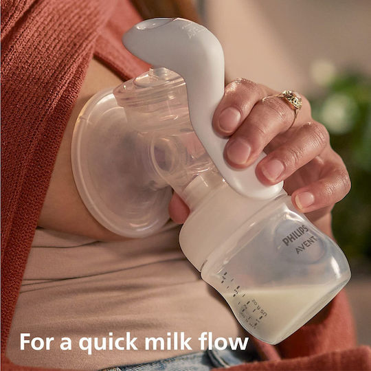 Philips Manual Single Breast Pump Avent Transparent 260ml