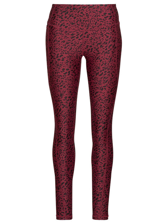 Frauen Leggings Burgundisch