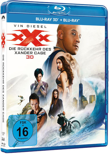 Xxx Return Xander Cage 3d + 2d Blu-ray