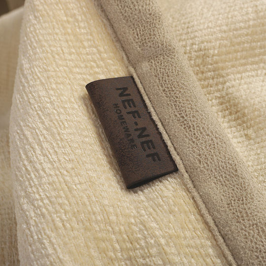 Nef-Nef Homeware New Tanger Διθέσιου Καναπέ Δύο 'Οψεων Π180xΜ250cm Ecru