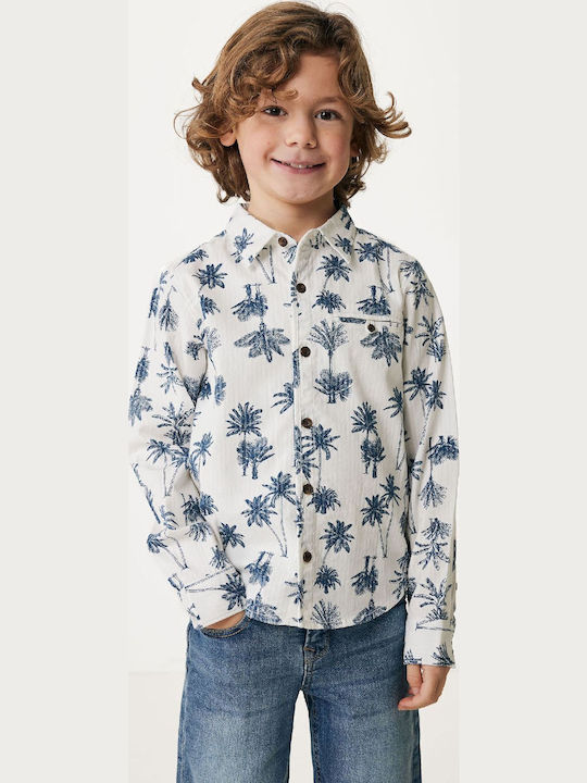 Παιδικό Πουκάμισο Μακρυμάνικο Λευκό