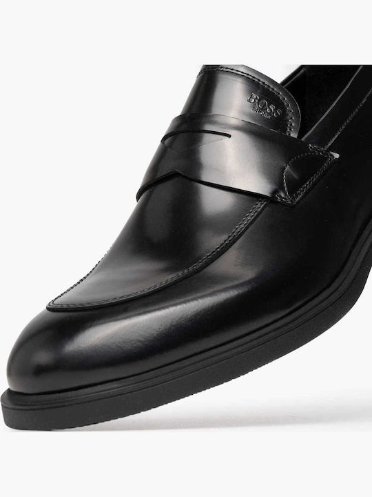 Men's Leather Loafers Black