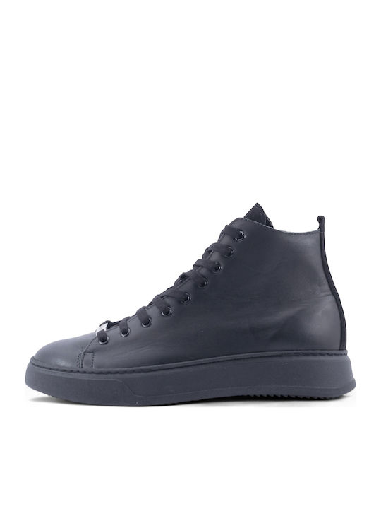 Leather Black Men's Boots
