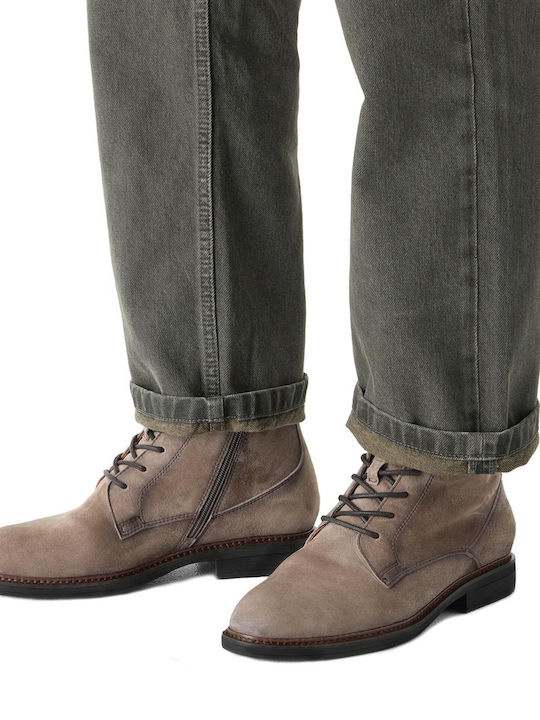 Leather Brown Men's Boots