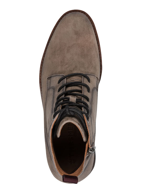 Leather Brown Men's Boots