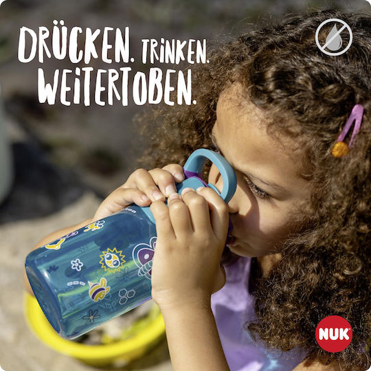 Nuk Kinderflasche Kunststoff Auslaufsicher Blau 420ml