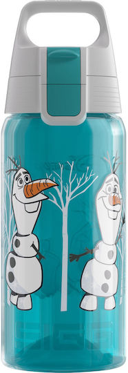 Sigg Viva One Plastic Kids Water Bottle Frozen Non Spill Light Blue 500ml