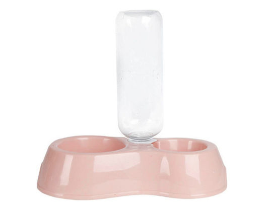 Kunststoff Schalen Futter & Wasser für Hund & Katze 2x 450ml 26cm in Grün Farbe