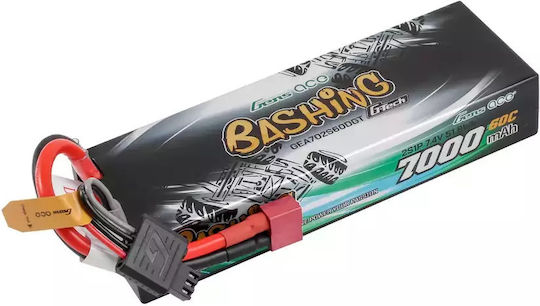 Gens Ace Bashing Μπαταρία Li-Po 7.4V 7000mAh 60C 2S T-Plug για Τηλεκατευθυνόμενο