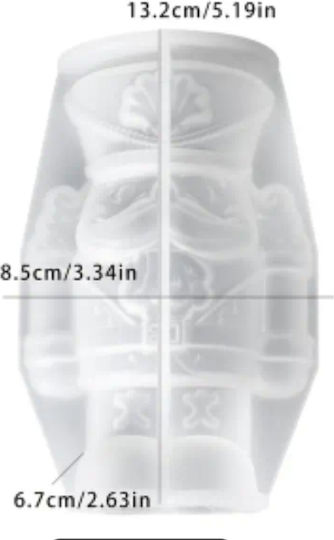 Silicone Mold Nutcracker 13.5x8.5x6.7cm
