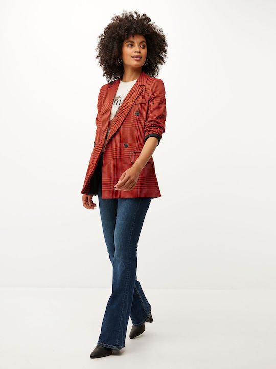 Mexx Blazer pentru femei Sacou Portocaliu