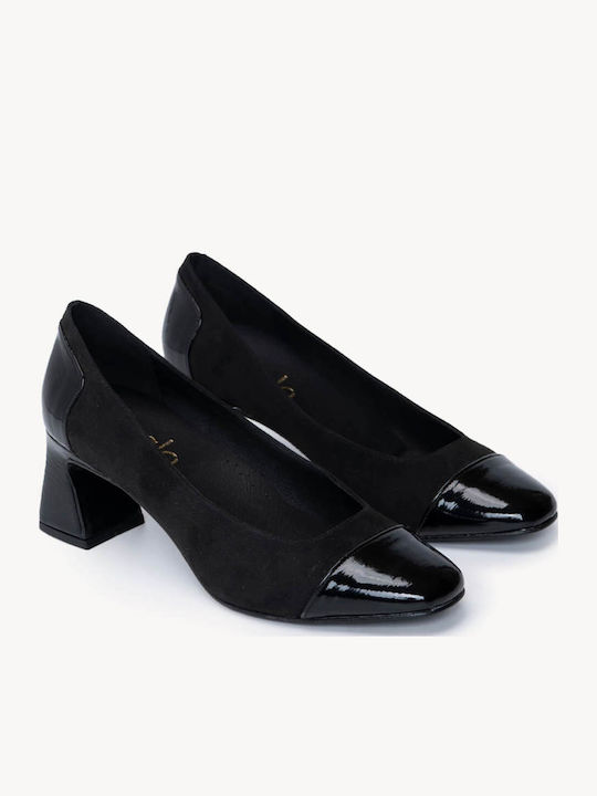 Ligglo Suede Μυτερές Γόβες