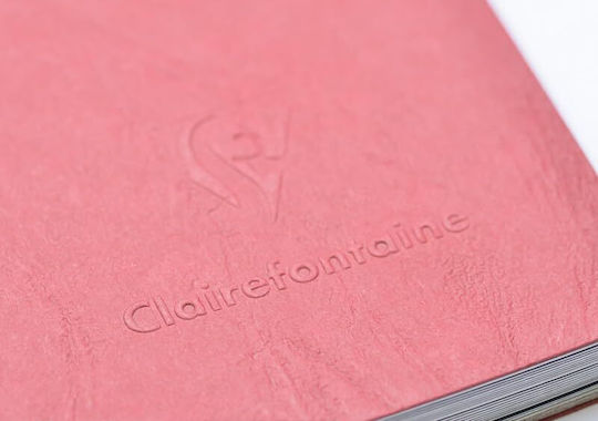 Clairefontaine Notebook 96 Sheets A5 with Dots Pink
