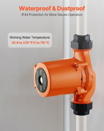 Vevor Electronic Circulator Pump Heating 140mm