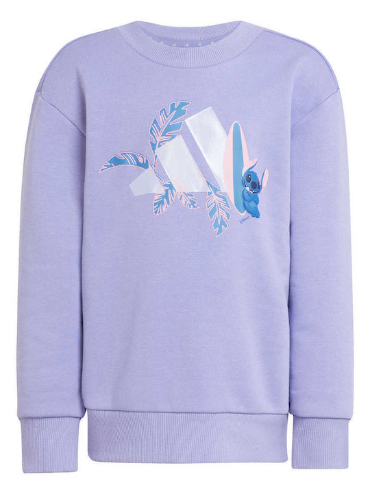 Kids Sweatpants Set Purple 2pcs Lilo & Stitch Set