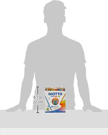 Giotto Stilnovo Intense Colors Комплект цветни моливи 24бр Пакет от 1 опаковки
