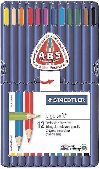 Staedtler Ergosoft Ξυλομπογιές Σετ 12 χρώματα
