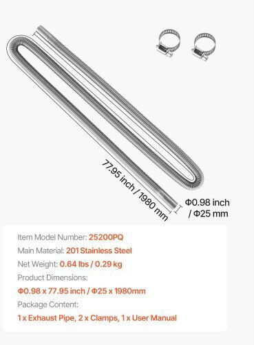 Vevor Exhaust Spiral