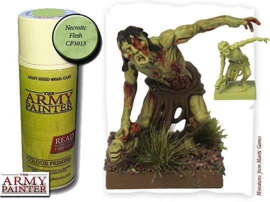 The Army Painter Primer Model Making Paint in Spray Necrotic Flesh 400ml CP3013