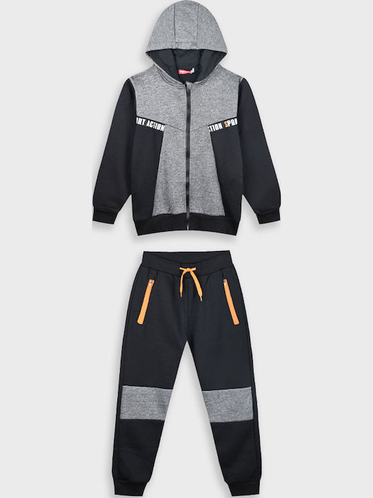 Kids Sweatpants Set Black 2pcs