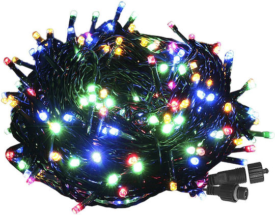 100 Lights LED 8m. Multicolor in String 1pcs