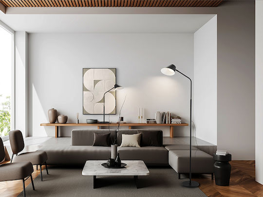 Esino LED Φωτιστικό Δαπέδου Υ158εκ. Μαύρο Esino LED Φωτιστικό Δαπέδου Υ158εκ. Μαύρο