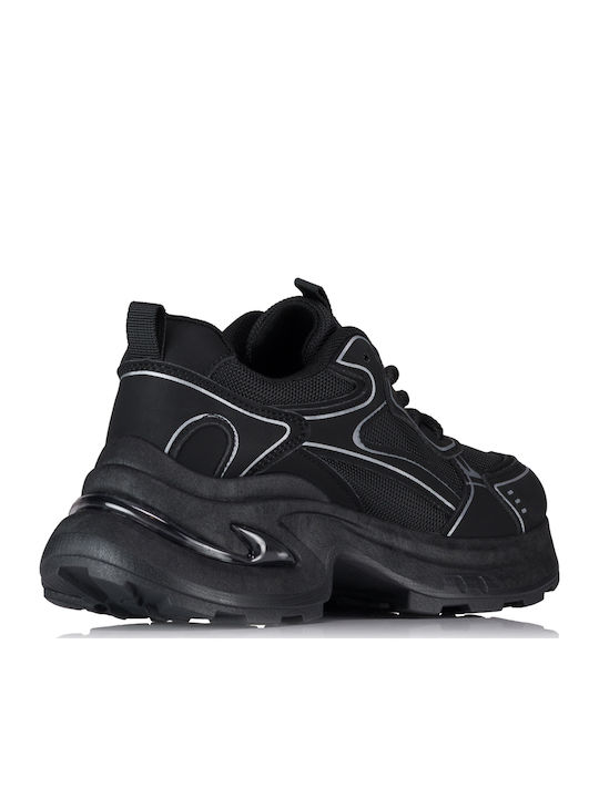Damen Chunky Sneakers Schwarz