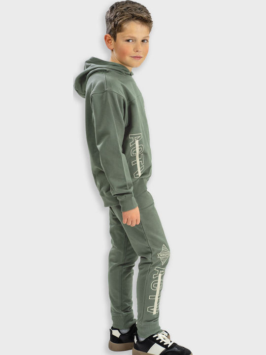 Kids Sweatpants Set Black 2pcs