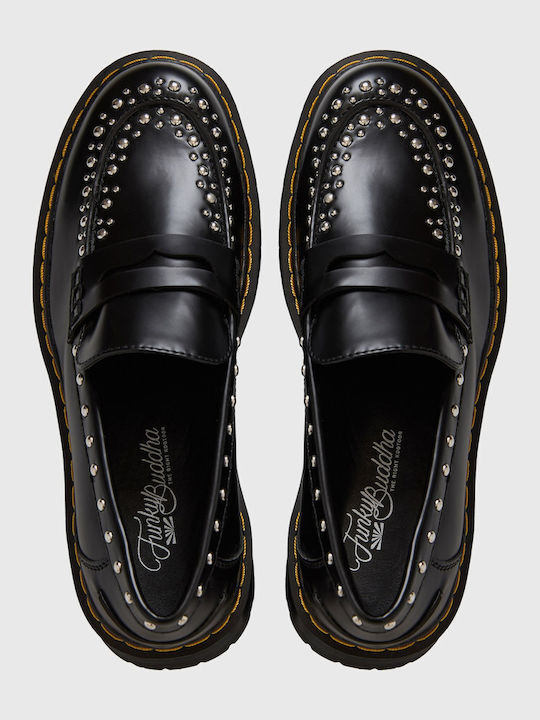Damen Mokassins in Schwarz Farbe