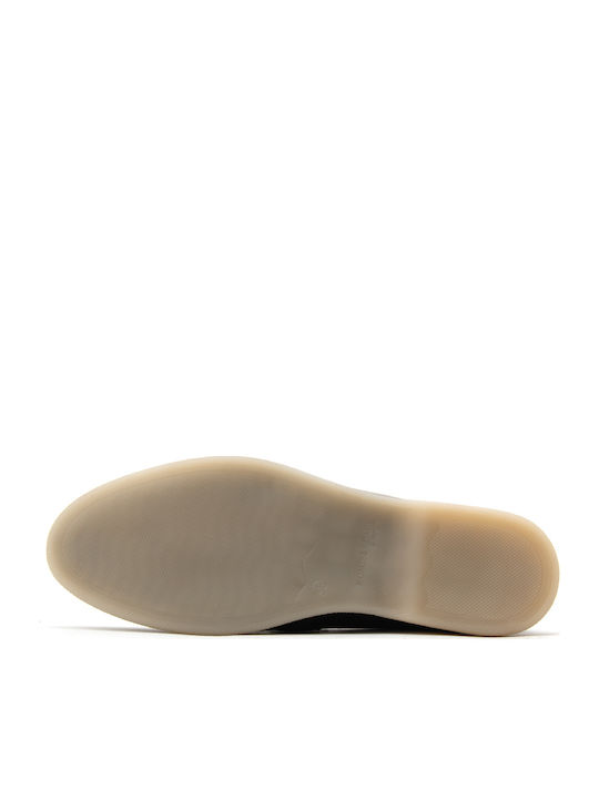 Leder Damen Mokassins in Braun Farbe