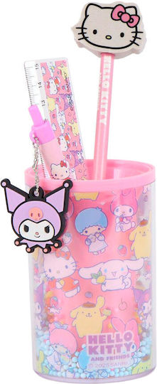 Cerda Hello Kitty Kinder Schreibwaren-Set mit Bleistift 6 Stück