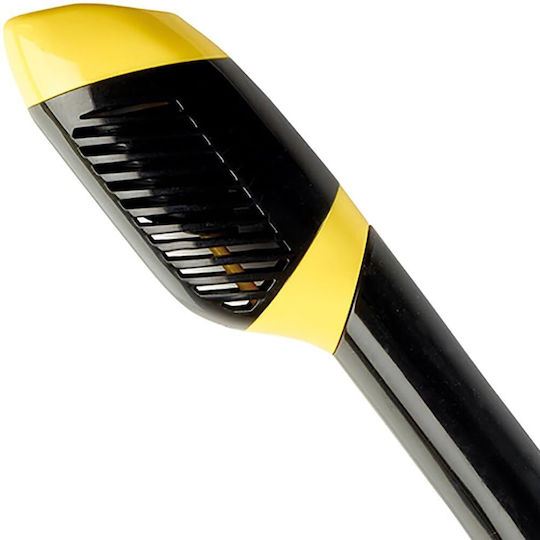 CressiSub Snorkel Black/Yellow with Silicone Mouthpiece